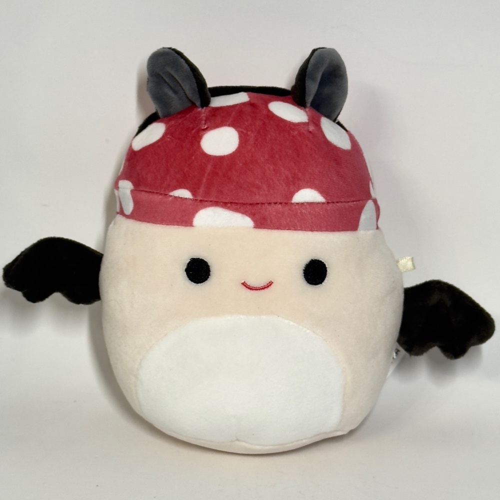 Squishmallow Malcolm Mushroom Bat Costume NWT
